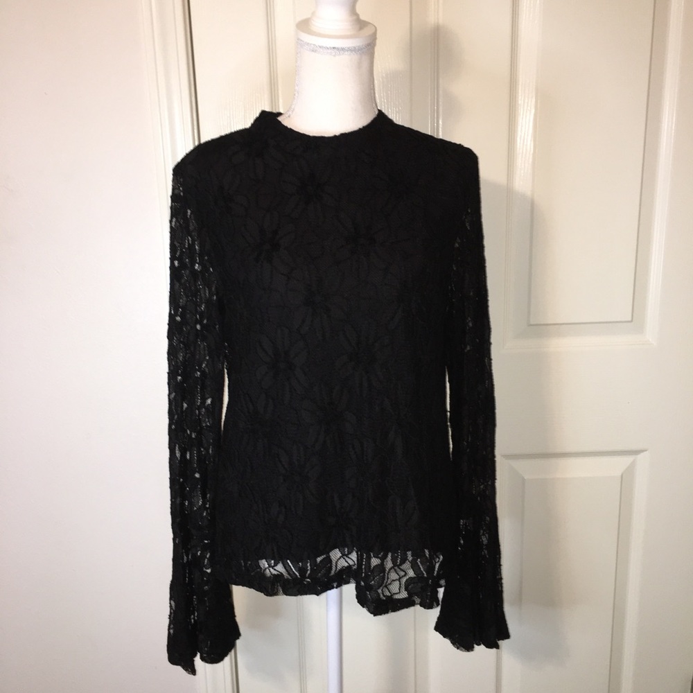 Altar’d State Lace Bell Sleeve Top